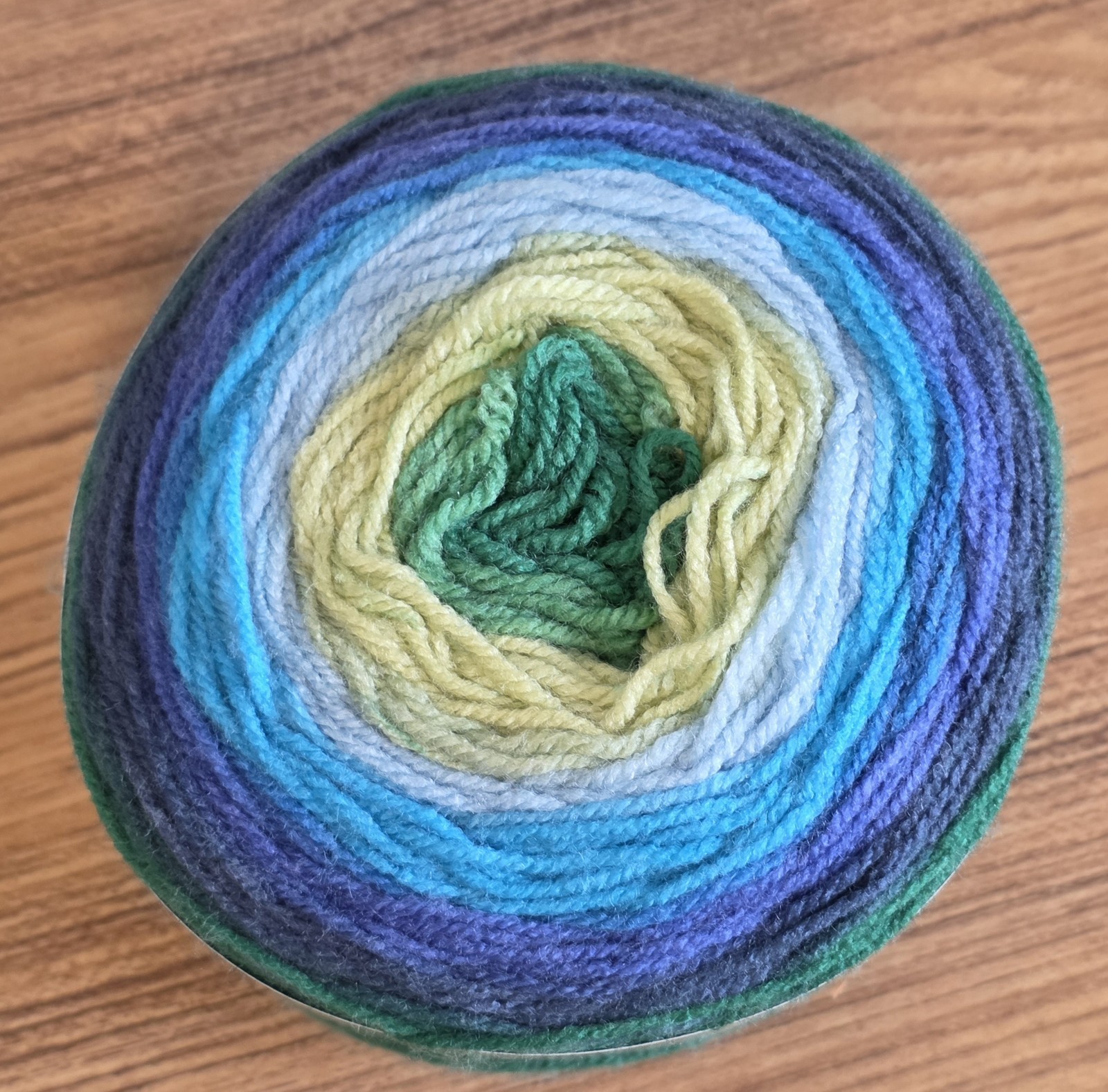 *Lot of 6* Lion Brand Mandala Acrylic Yarn Cakes, Assorted Colors