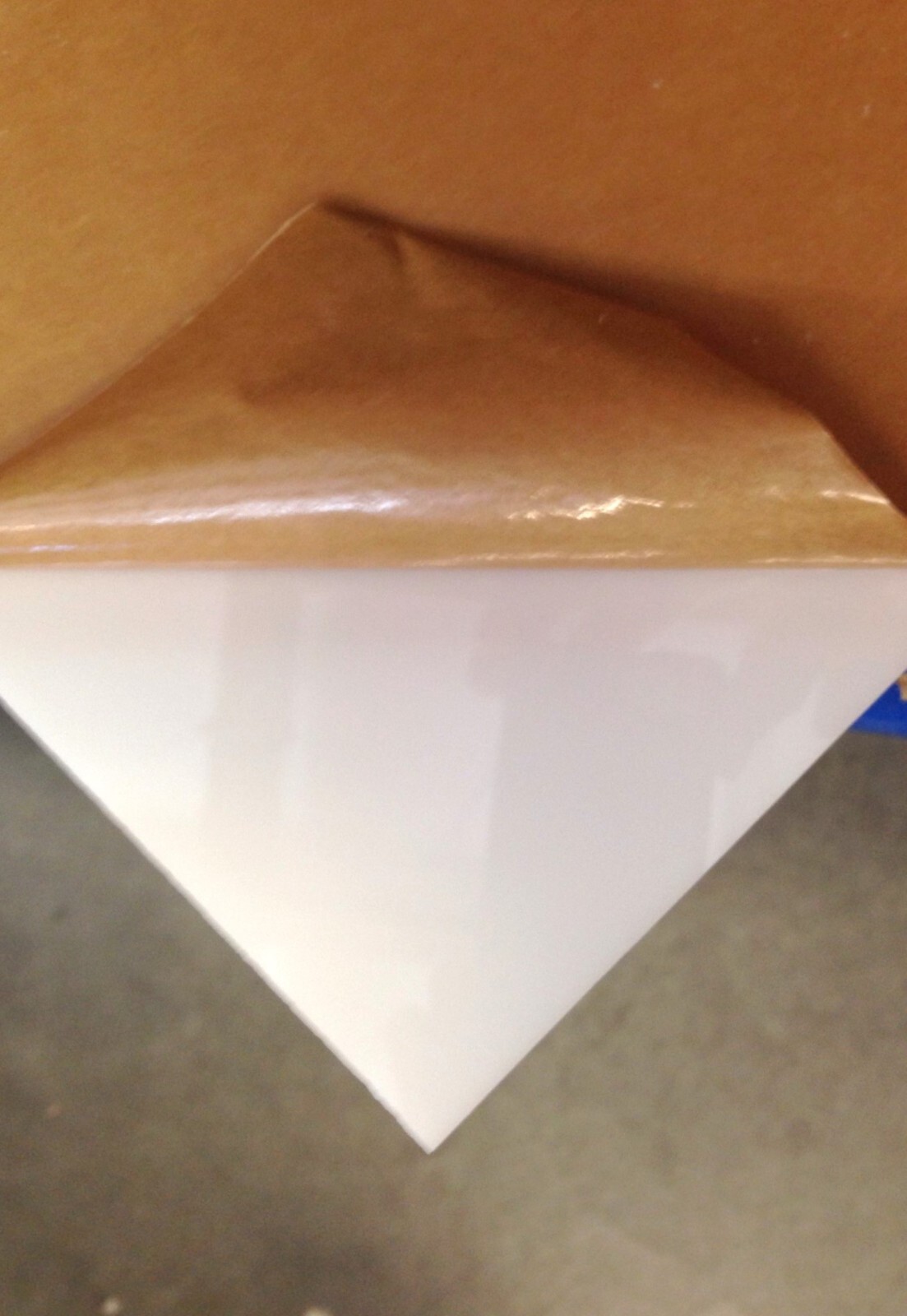 WHITE ACRYLIC PLEXIGLASS 1/4″ – PLASTIC SHEET YOU PICK THE SIZE ^