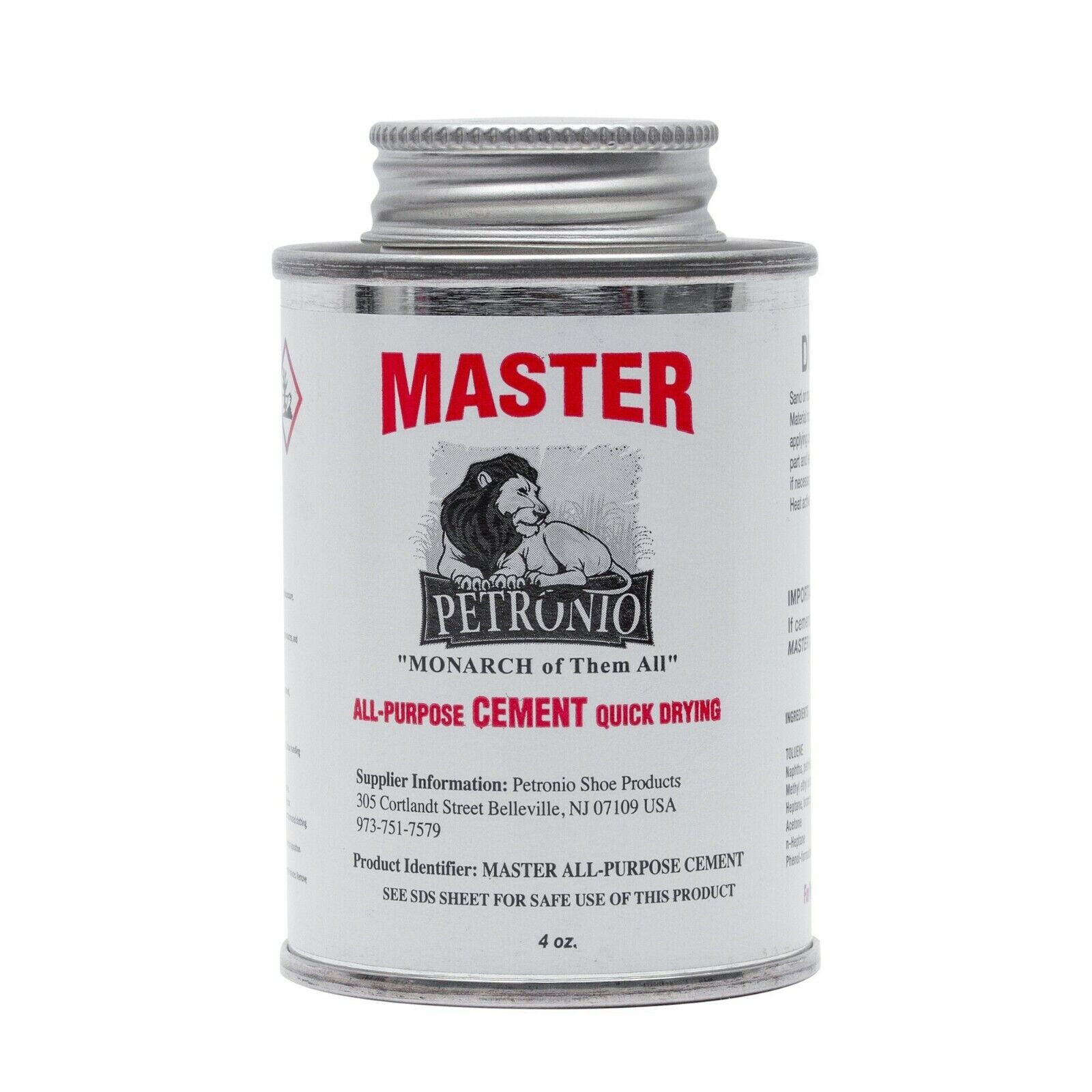 Masters All-Purpose Cement 4oz Brush in Can – Shoe Repair Cement