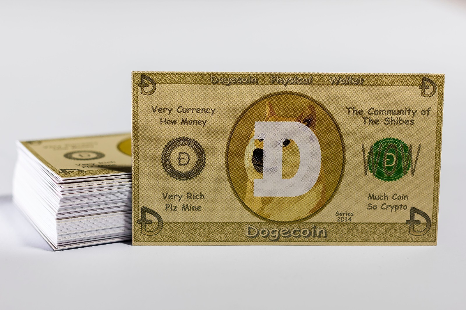 DogeWallet: Business Card Dogecoin Physical Wallets
