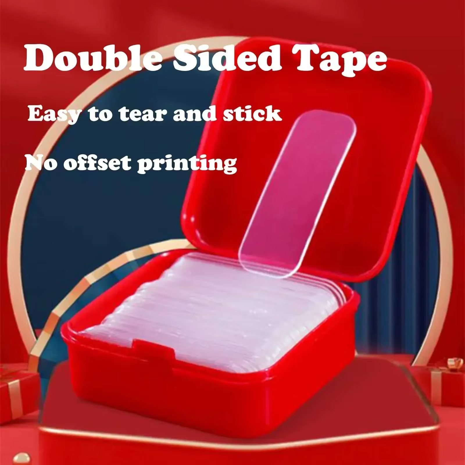 Reusable Double Sided Adhesive Tape Strong Adhesion Wall Sticker Sticky Balloon