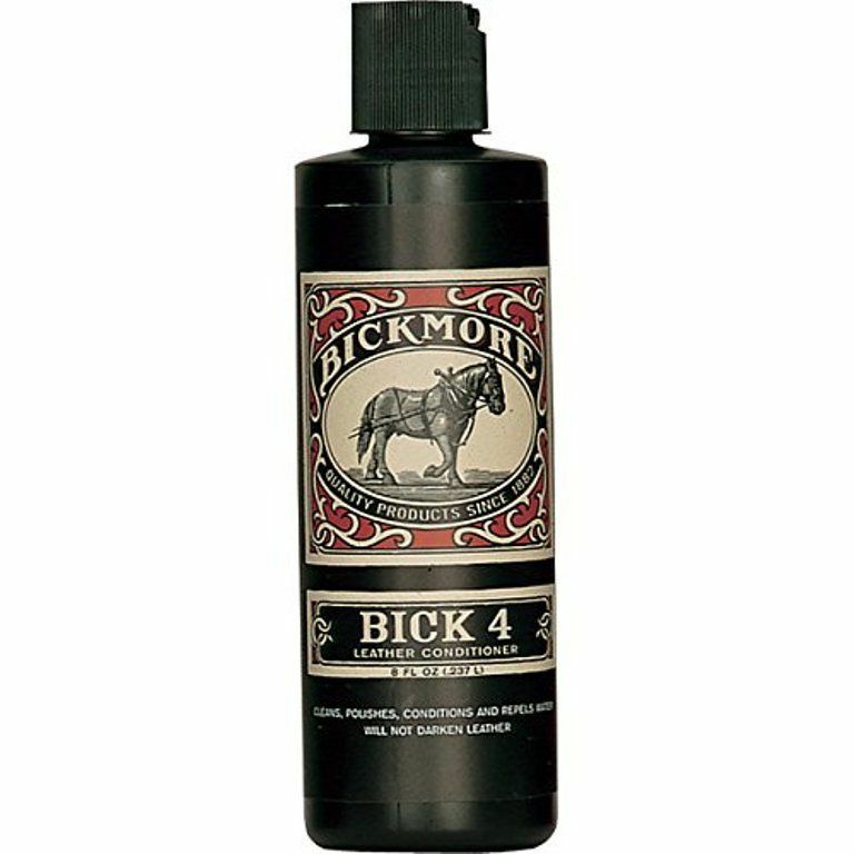 Bick 4 Leather Conditioner Cleans Polish Tack Auto Interior Luggage Exotic 8 oz
