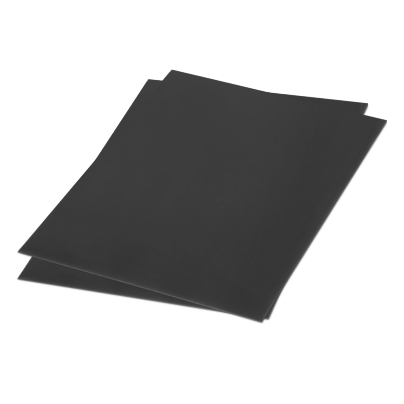 Black ABS Plastic Sheet 16x12x0.06inch for Building Model,2pcs