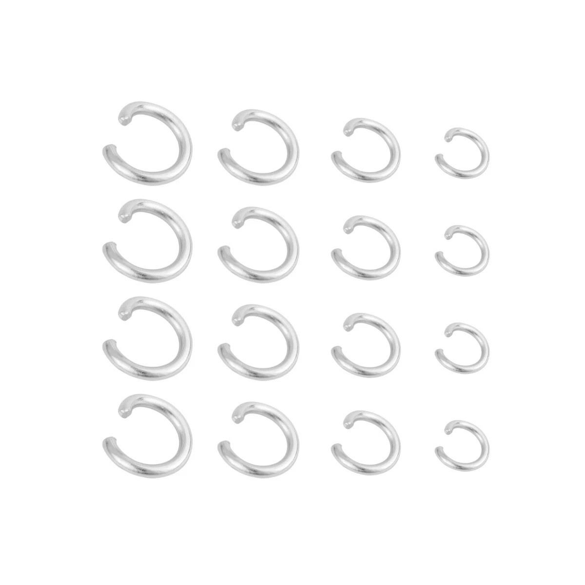 100-200Pcs/Lot Stainless Steel Split Rings Gold/Steel Color Open Jump Rings for