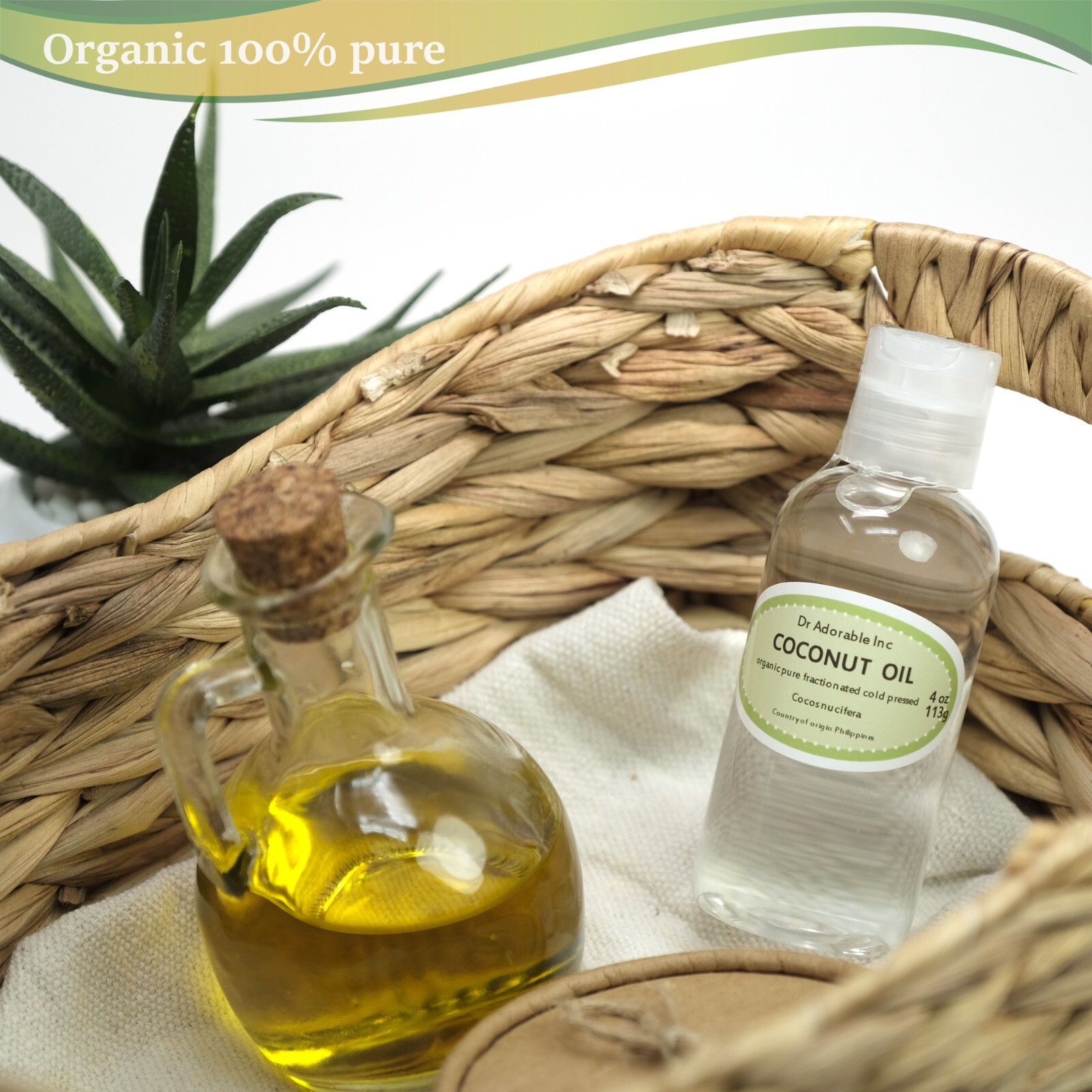 4 oz Premium FRACTIONATED COCONUT OIL Pure Cold Pressed Guaranteed Best Quality