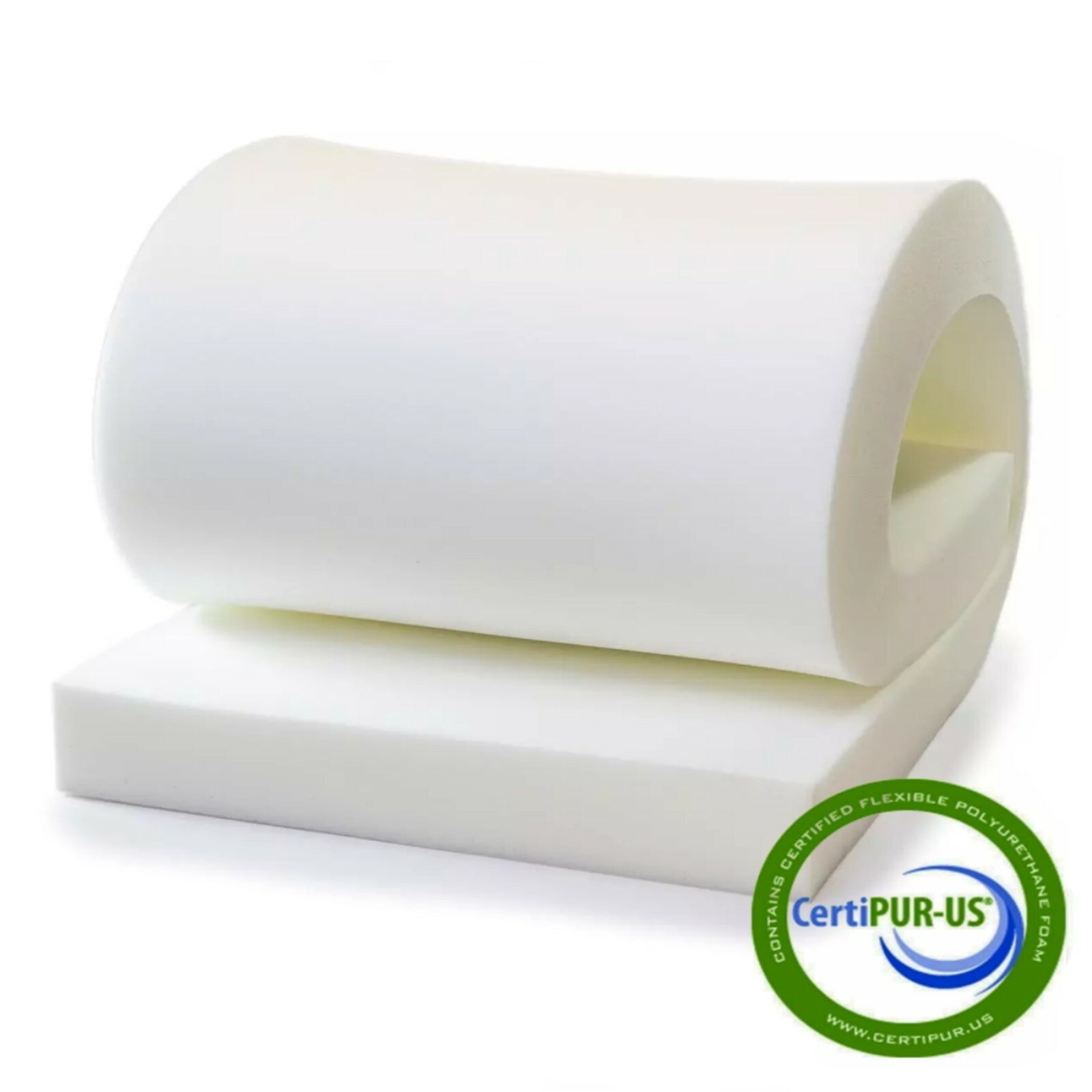 Upholstery Foam 6″H x22 “W x 80″L Medium Density Sofa Chair Mattress Replacement