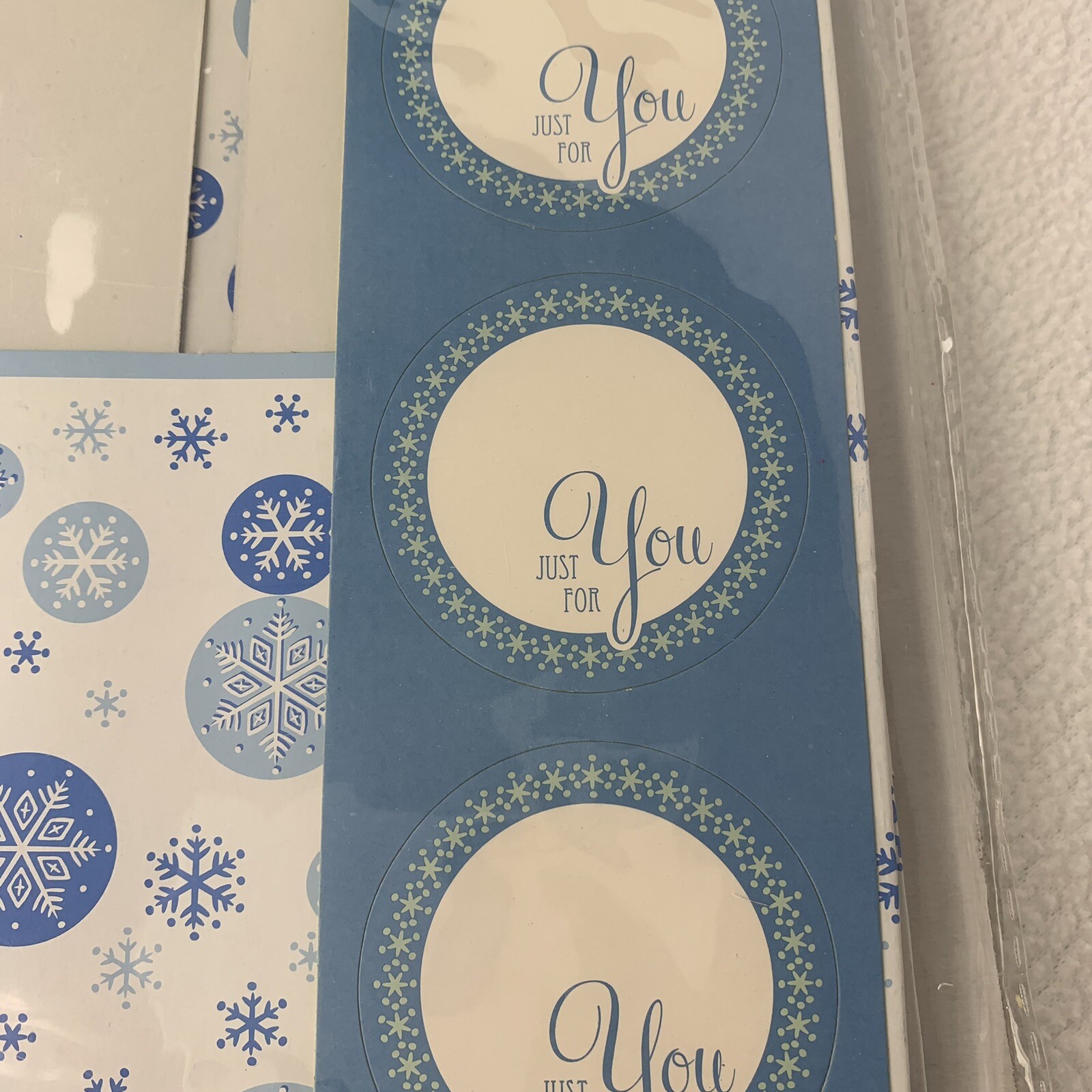 Wilton Treat Boxes 3 Pack Just For You W/Tags Snowflake 3×6.25×6.25 NEW SEALED
