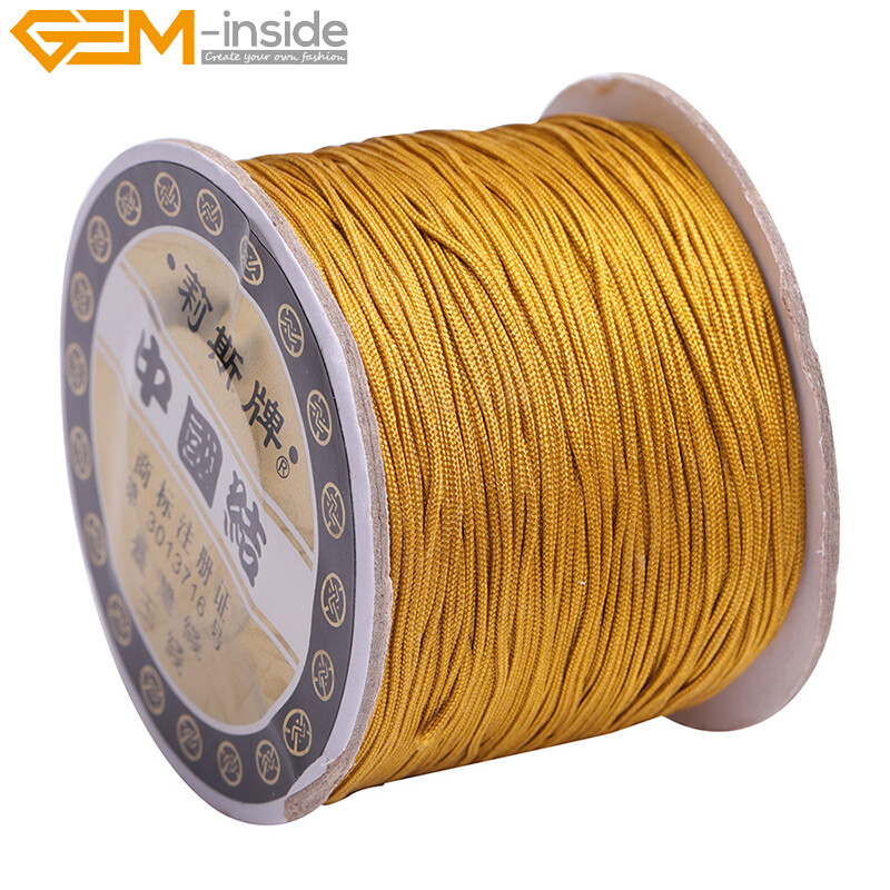 120 Meters Nylon Thread Delicate Strings Knotting Line for Jewelry Craft 0.8mm