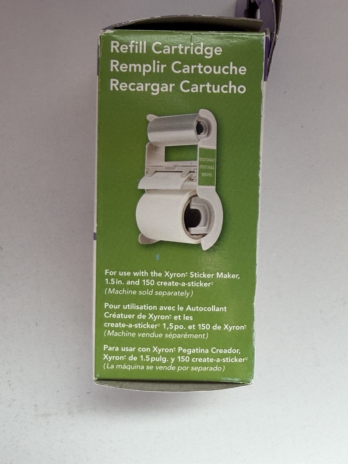 XYRON X Creative Station Sticker Maker Adhesive Dispenser With 2 Refill Rolls