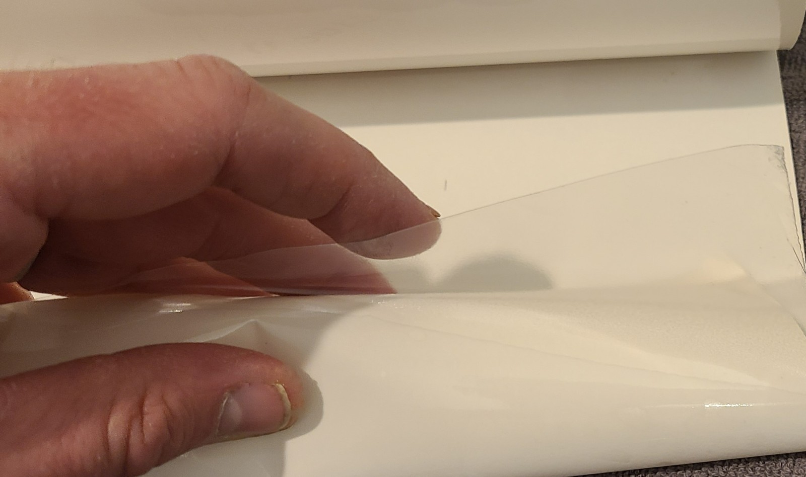 3.0 mil Gloss Clear Transparent Cut Sign Vinyl PVC Self-Adhesive 5-Year Film