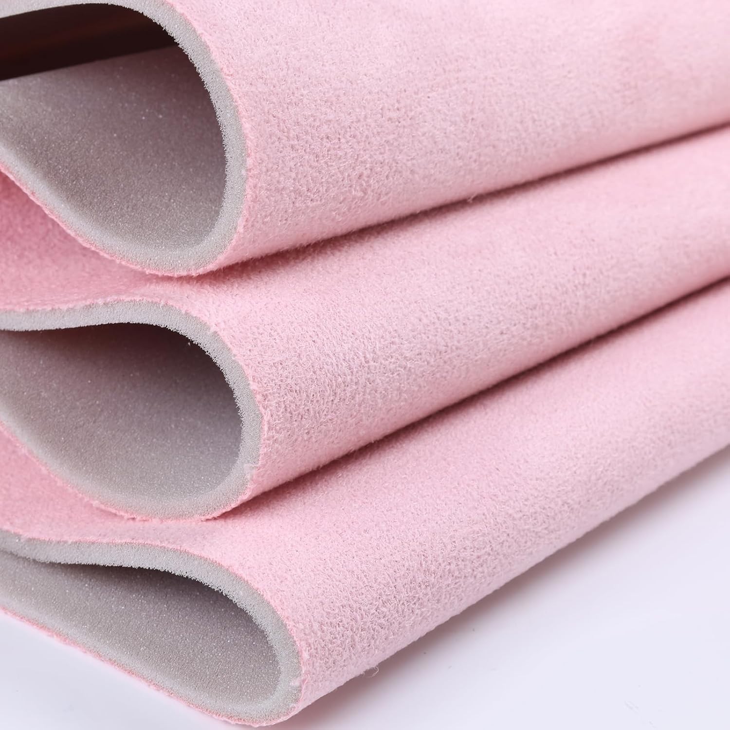 Soft and Lightweight Pink Suede Headliner 60″ x 96″ for Easy Install Projects