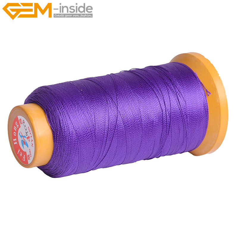 0.2mm 230 Meters 210D Nylon Beading Cord Knotting Jewelry Making Thread Spool