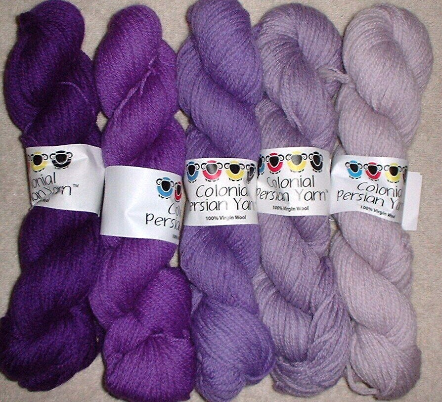 Colonial 3ply Persian Wool Yarn Needlepoint Crewel 1330 Lavender Family