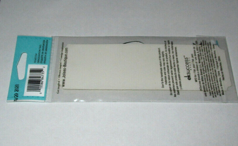 Jolee’s Boutique Graduation Tag 1 PC 6.5″ Dimensional Sticker Glitter Look