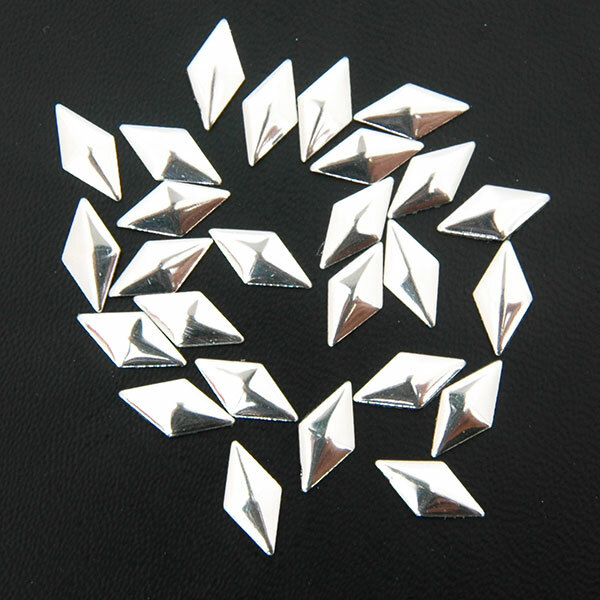 Threadart Specialty Nailhead – Silver Diamond 6x12mm – 1 Gross