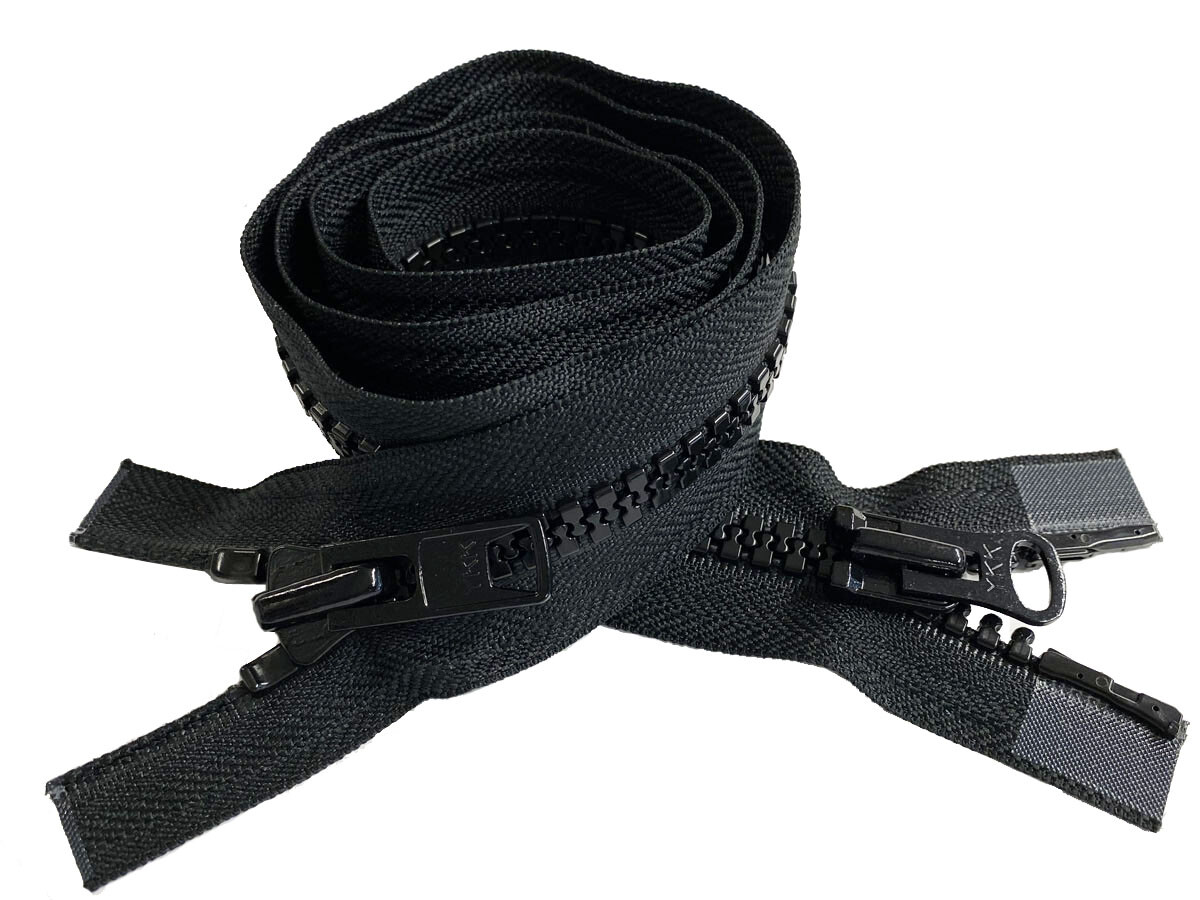 YKK #10 6″ – 120″ Two Way Molded Plastic Heavy Duty Jacket Zipper Separating