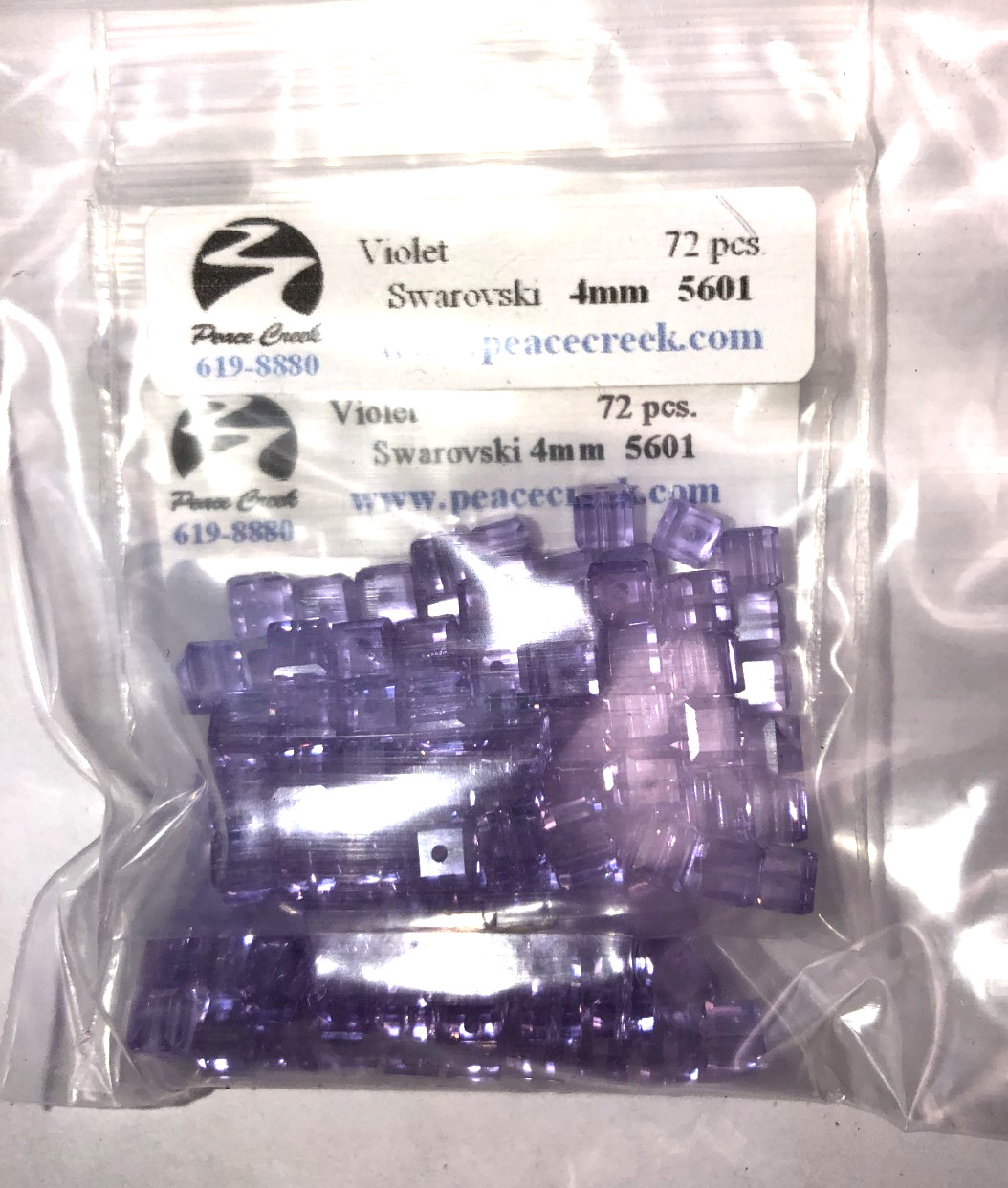 Swarovski Crystal 4mm Violet #5601 (144 pcs)