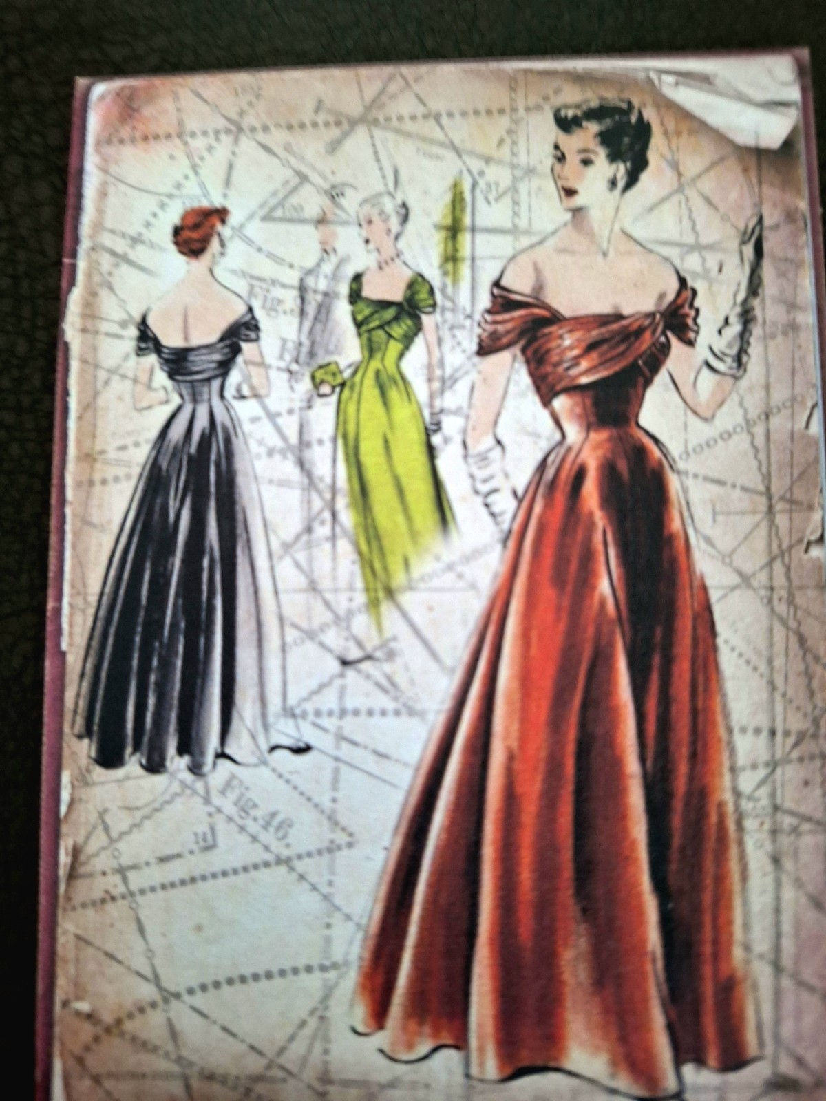 Romantic Dreams Retro Ladies Pack B Fashions 5X4 In Sheets 24 Pages & 48 Sticker