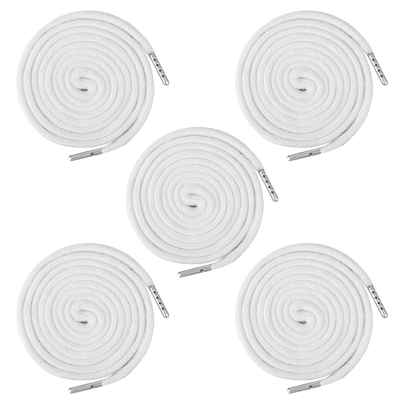 5 Pcs Drawstring Cord Replacement – 51″ Hoodie Waist String for Pants & Jackets.