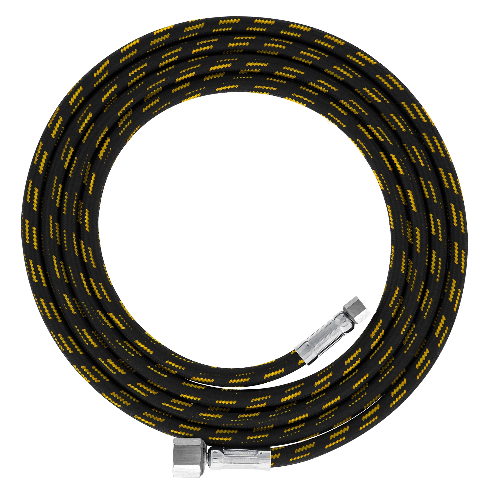6′ BRAIDED AIRBRUSH HOSE 1/4″ – 1/8″ Fitting Ends Coupling Adapter Iwata Master