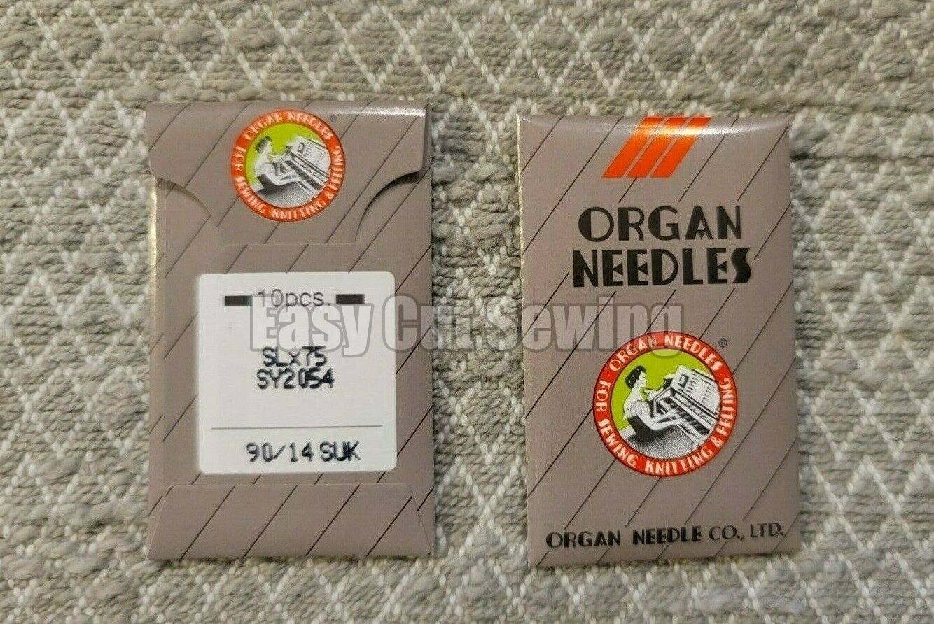 Organ Sewing Overlock Needles 2054 , SLx75 Singer Serger 14U Pick Size 11,14,16