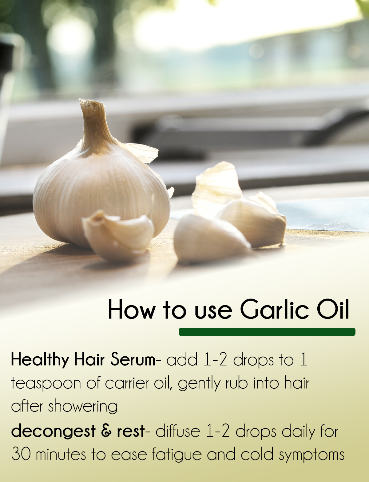 5 ml Garlic Essential Oil (100% Pure & Natural) – GreenHealth