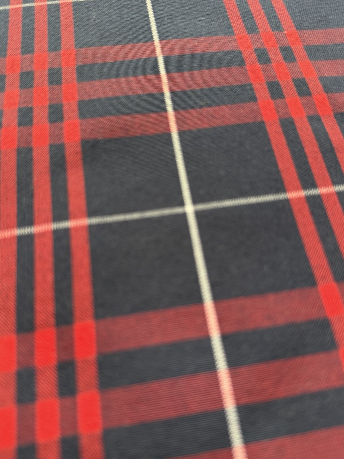 Navy, Red, and White Plaid School Uniform Fabric 100% Polyester by the Yard