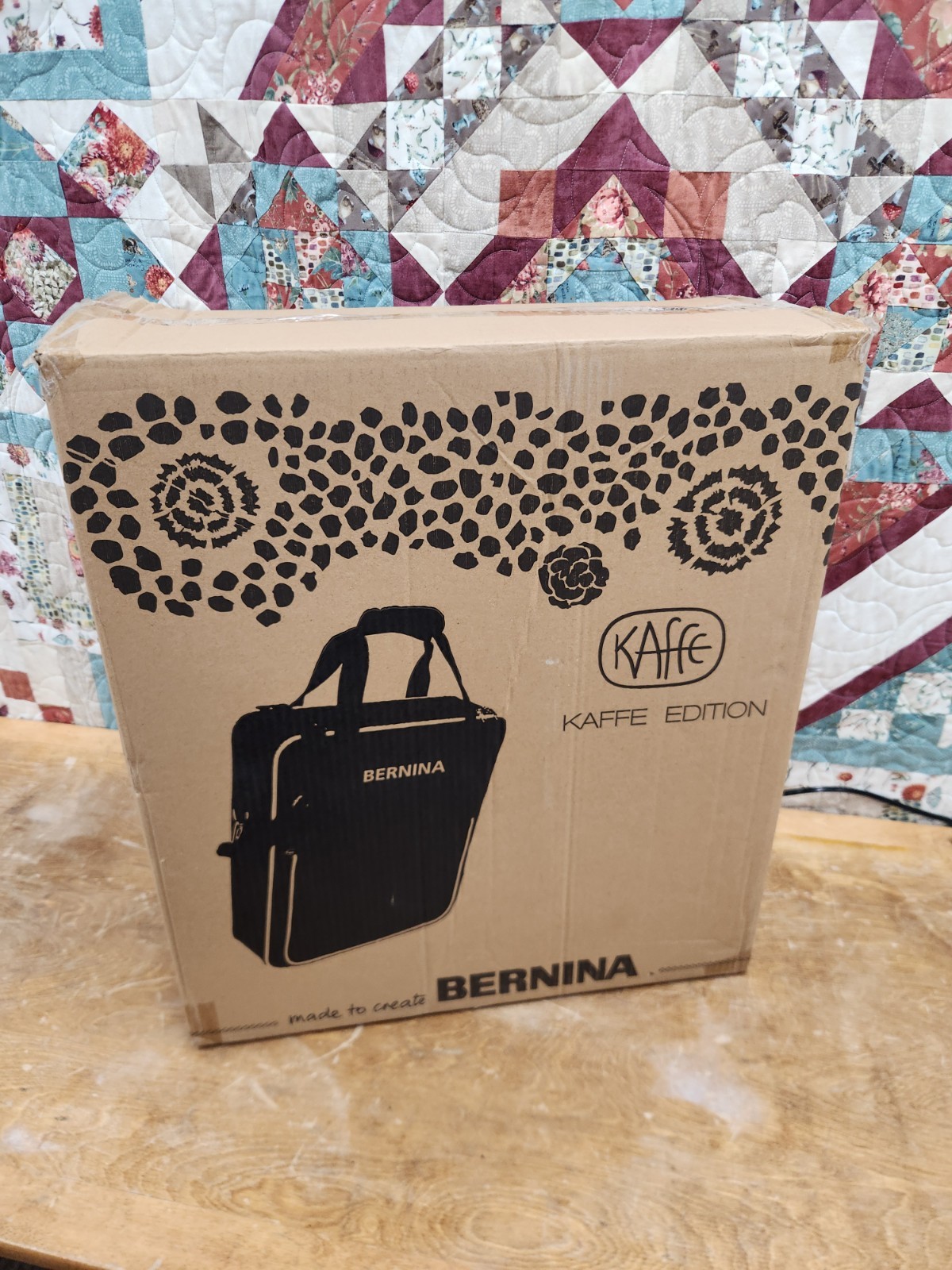 Bernina Embroidery Unit Module Case+Bag for 4/5/6 Series Machines Kaffe Edition!