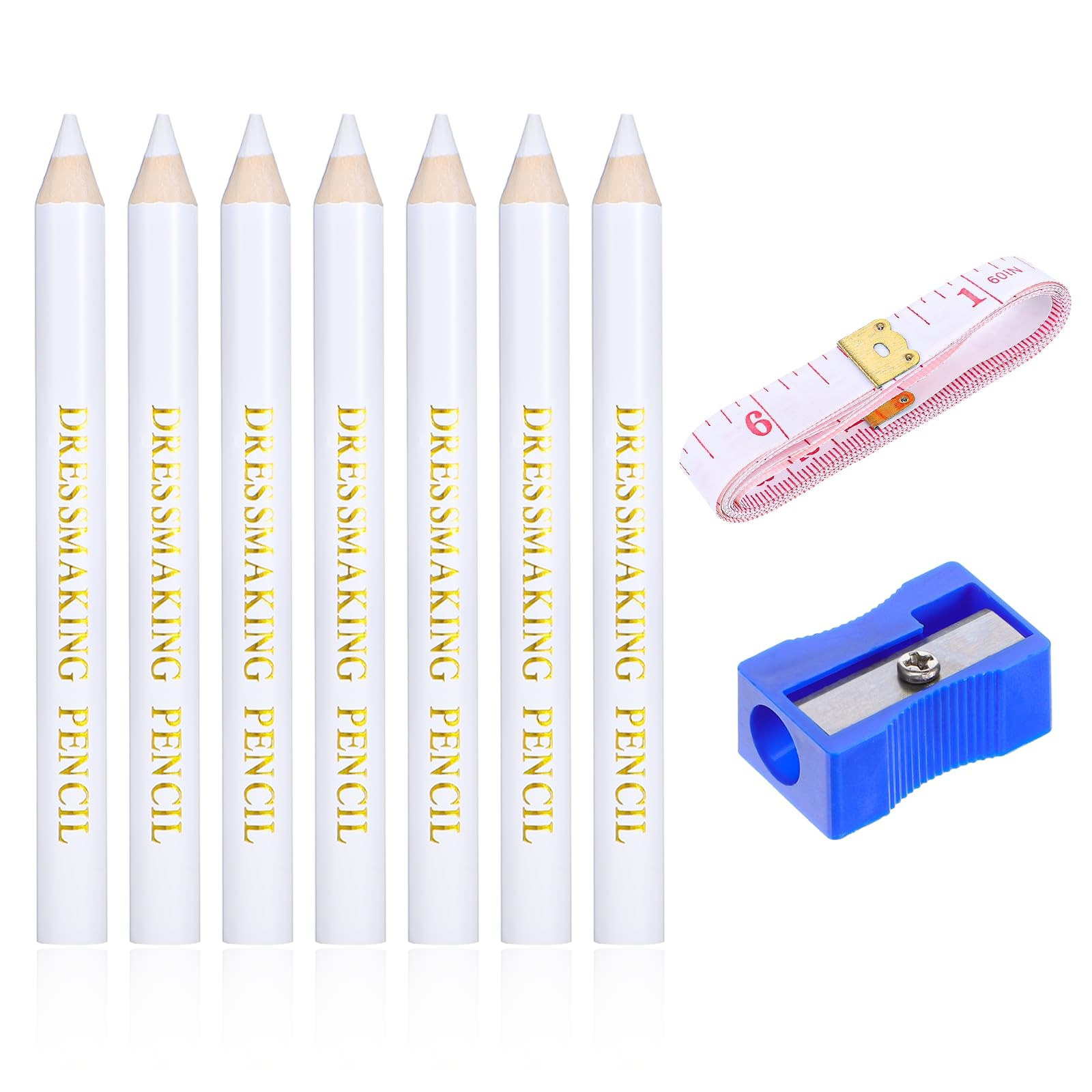 9Pcs Sewing Tools Kit, Sewing Fabric Marker Pens Tailor’s Chalk Disappearing …