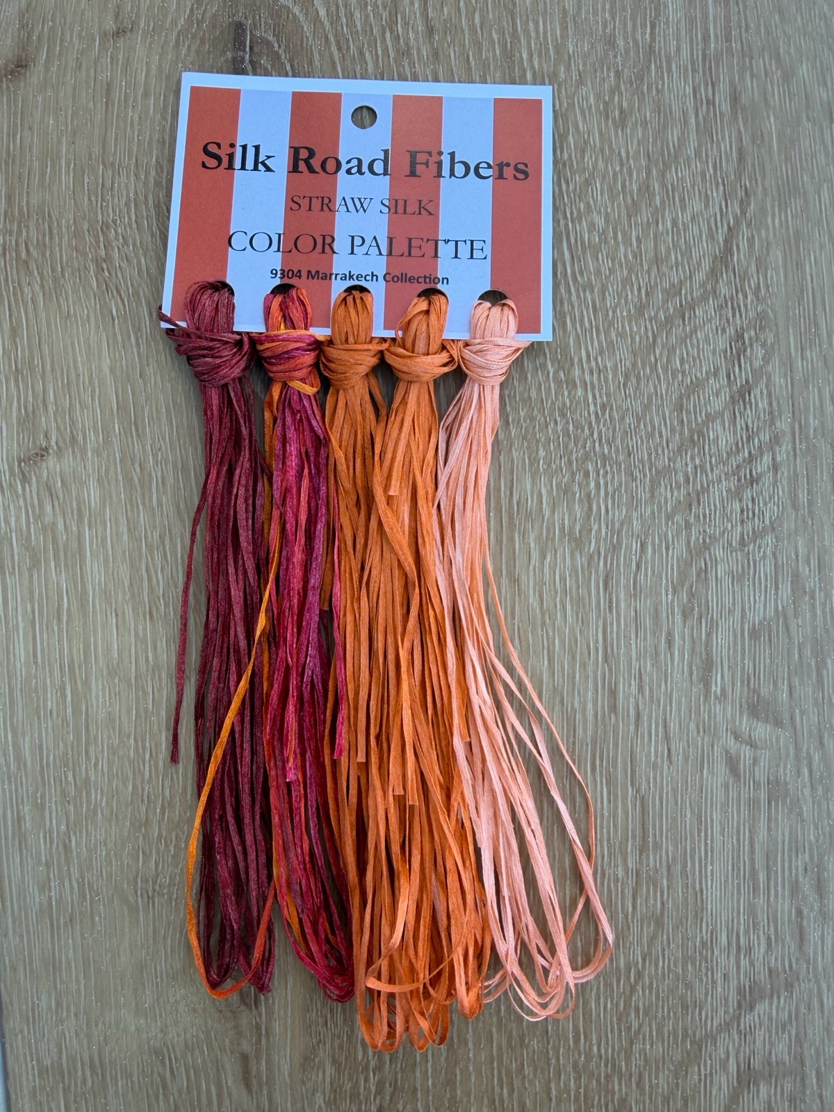 Silk Road Fibers Straw Silk Embroidery Needlepoint 9304 Marrakech Collection