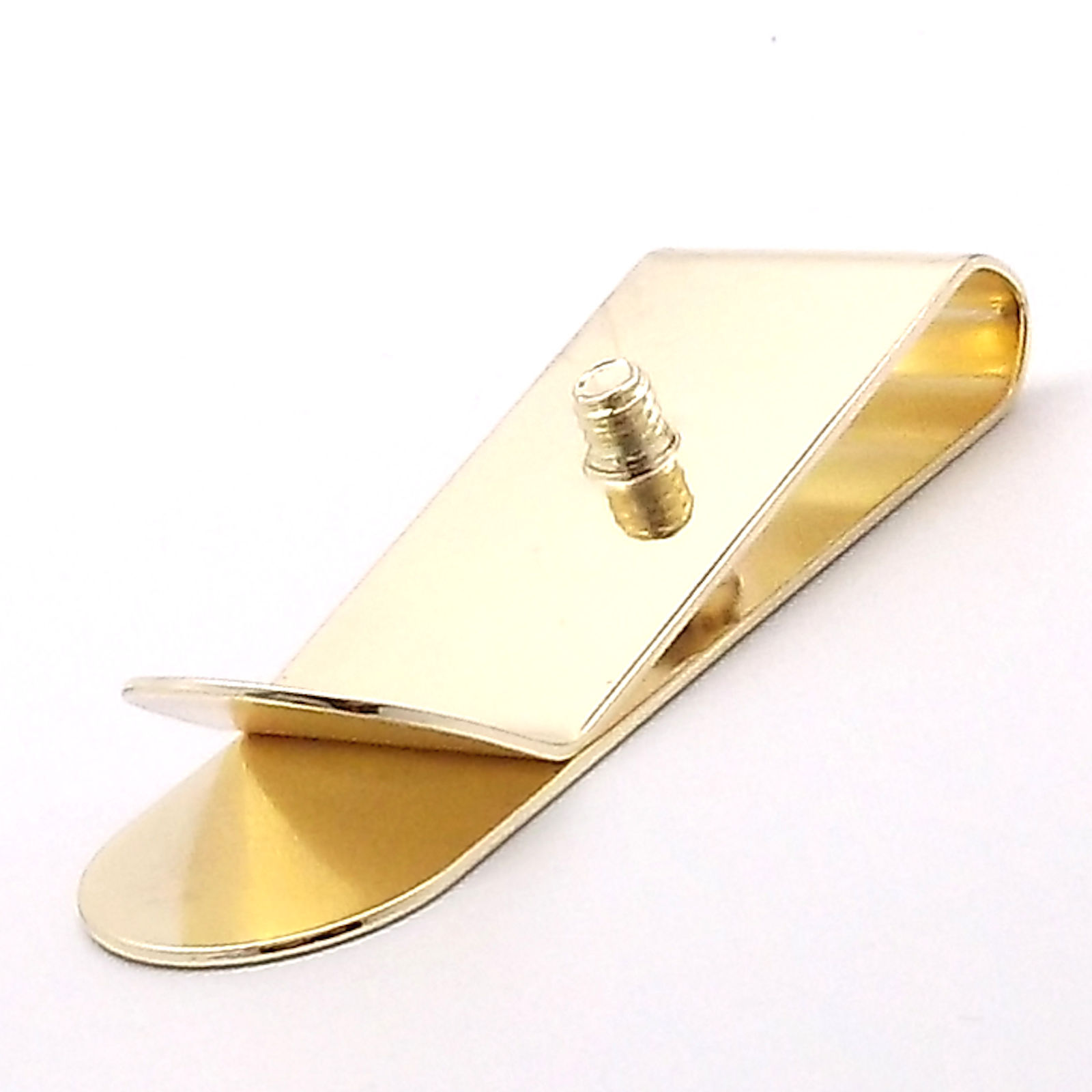 Money Clip with Concho Screw Brass Plated 1242-01