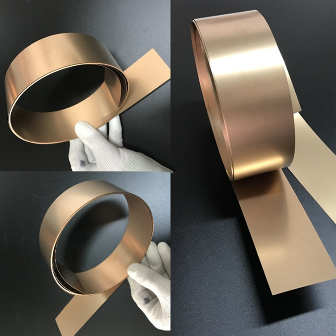 Phosphor Bronze Sheet Plate Thickness 0.1mm-1mm Metal Sheet Foil Plate Strip