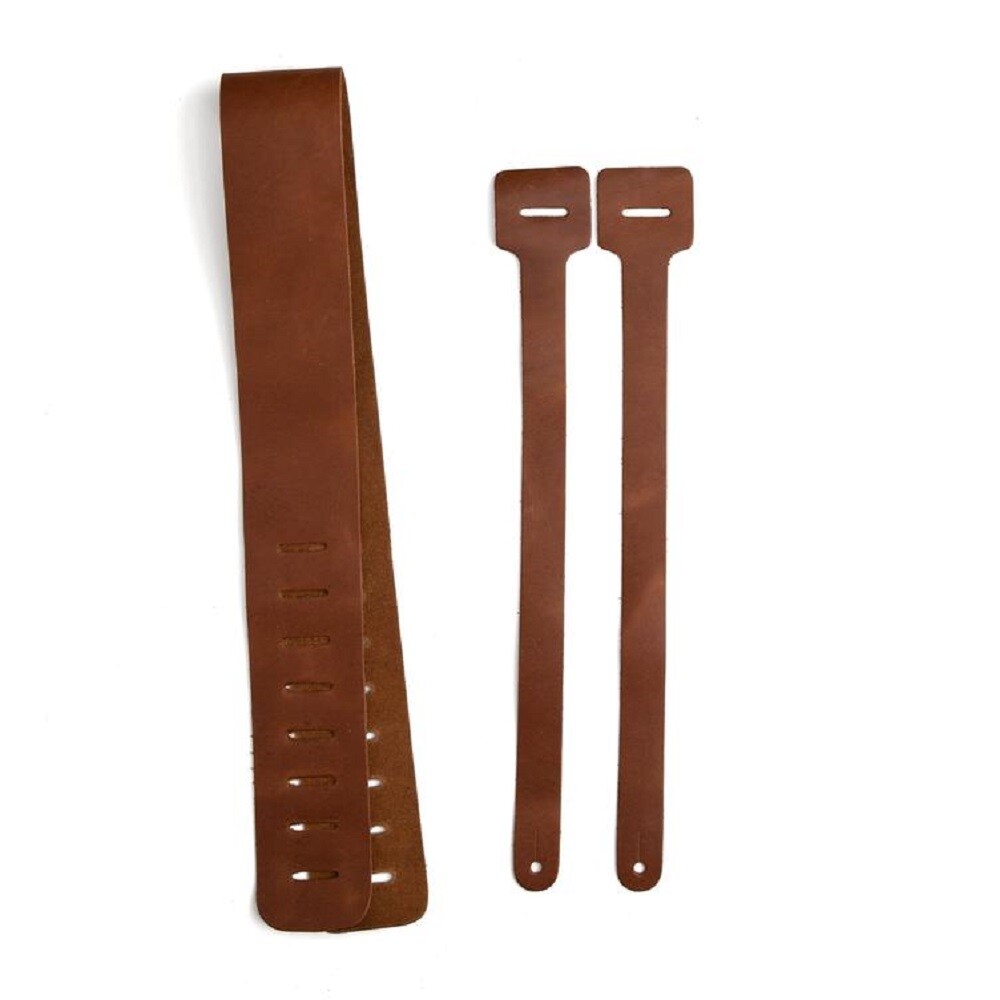 Denver Caramel Guitar Strap Leather Kit by Tandy – FREE SHIPPING in USA!