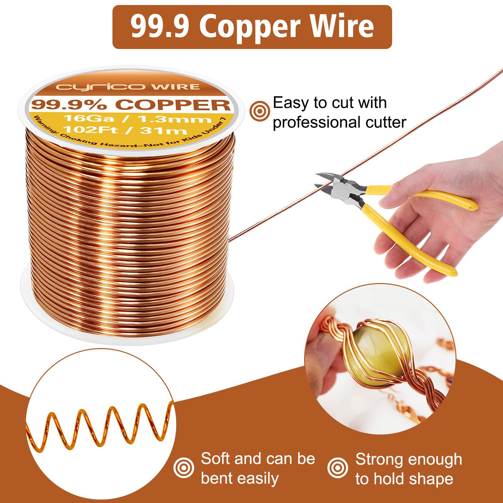 T2 Pure Copper Round Wire 0.2mm to 5mm Dia Solid Bare VARIOUS LENGTHS AVAILABLE