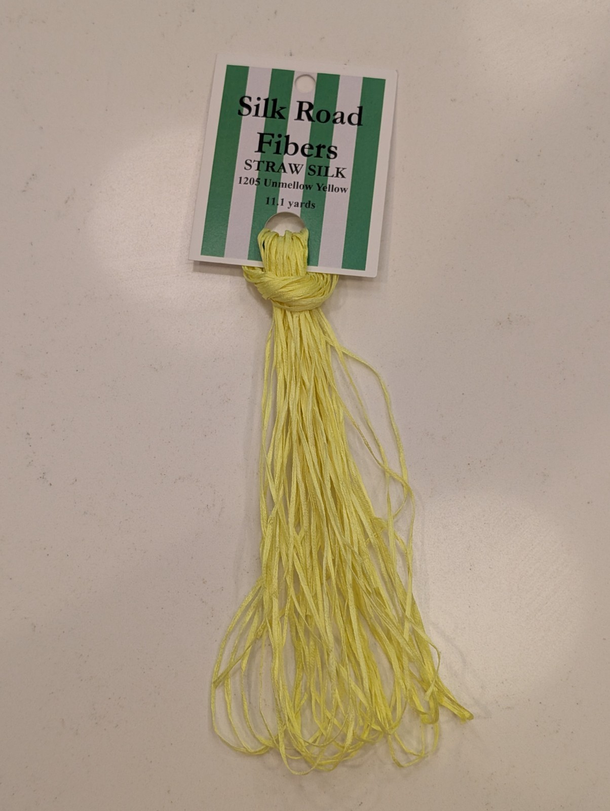 Silk Road Fibers Straw Silk 1205 Unmellow Yellow