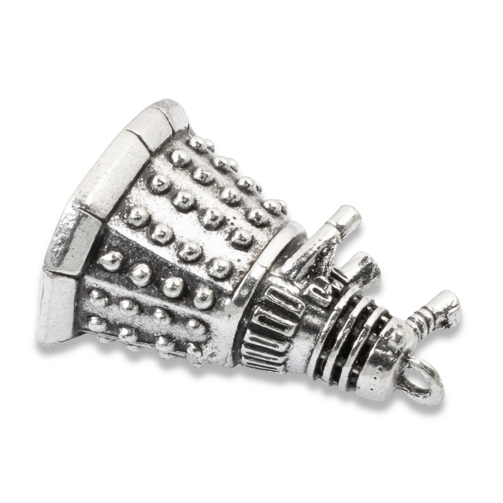 1Pc. Silver Robot Metal Pendant, Sci-Fi Must-Have Fan Charm for DIY Jewelry