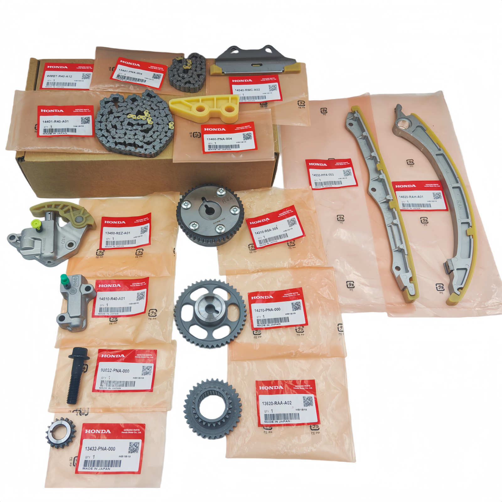 Timing Chain Kit VVT Sprocket Set OEM For Honda Accord CR-V 2.4L L4 2008-15
