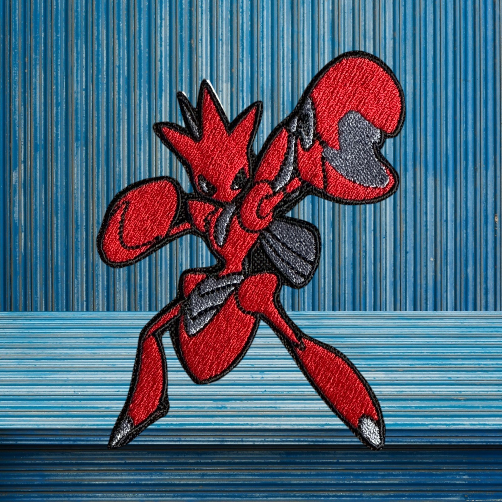 Scizor Embroidery Patch 4.35″ X 3.51″